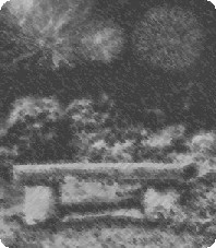 Stone Bench and Fireworks