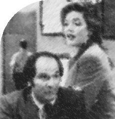 Schanke and Natalie in the precinct