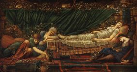 The Sleeping Princess (The Briar Rose Series), 1873-1890 by EDWARD BURNE-JONES (1833 - 1898)