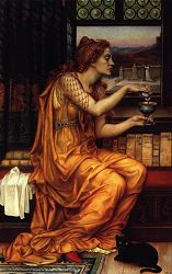 The Love Potion (1903) by EVELYN DE MORGAN (1850 - 1919)