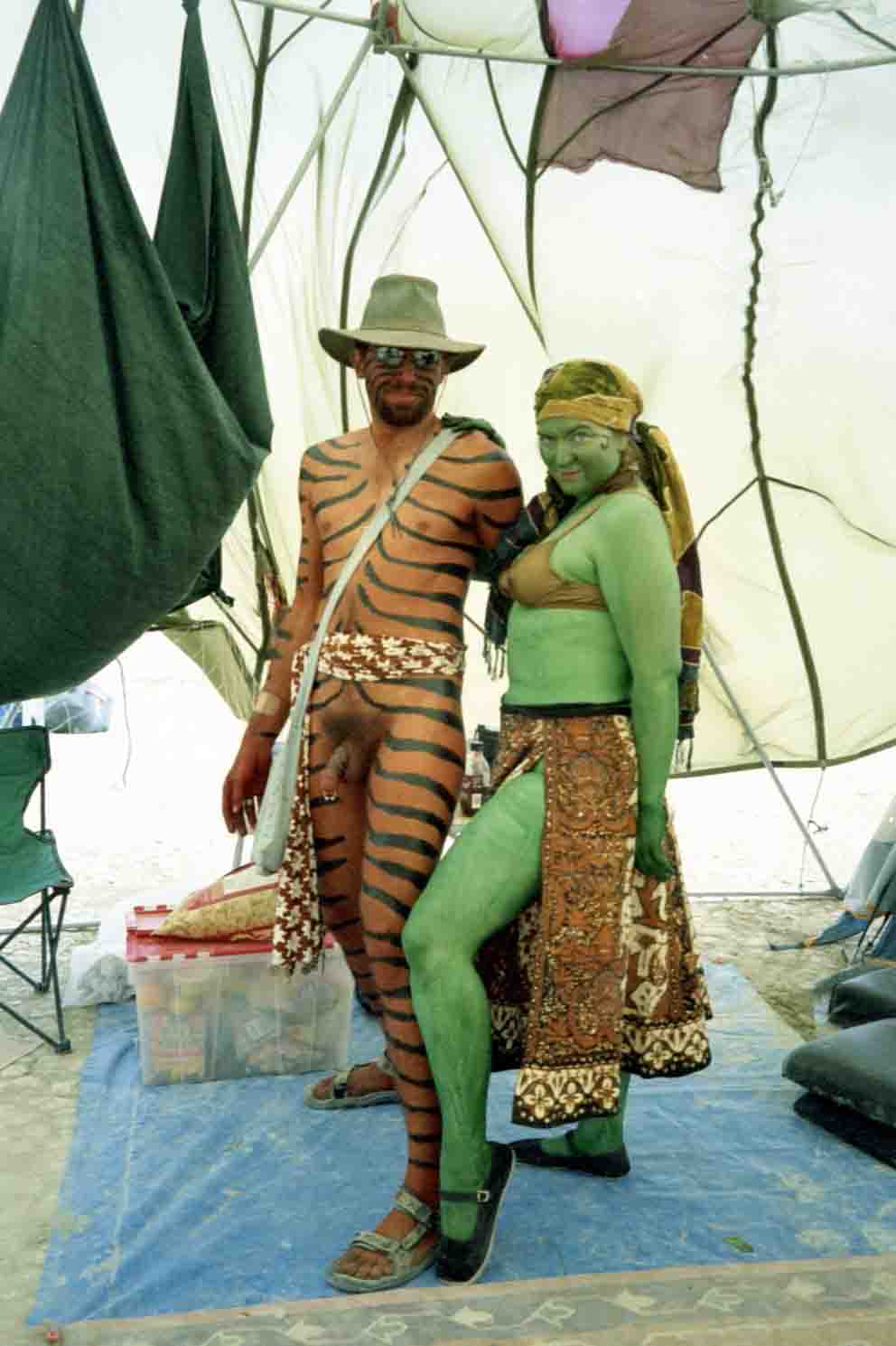 Photo of Me and Ian at Burning Man