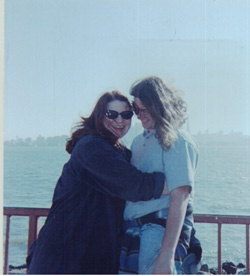 Heather and Tim on Treasure Island
