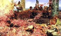 The Roses of Heliogabalus (1888) by SIR LAWRENCE ALMA-TADEMA (1836-1912)