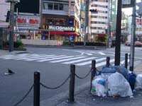 3e recycling and garbage bags for pick up