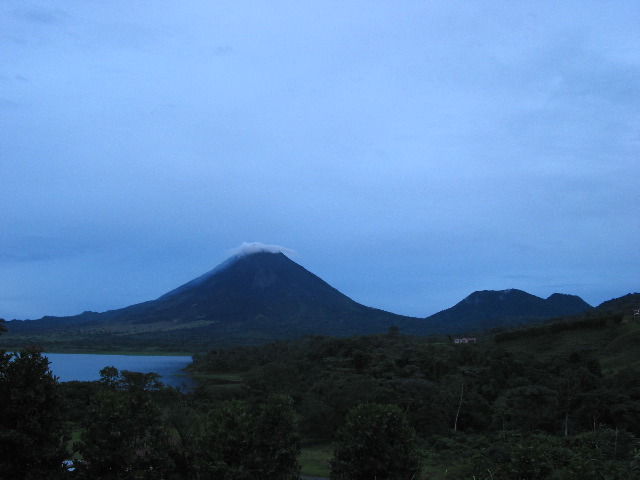Lake Arenal and volcano