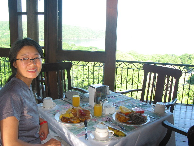 Breakfast terrace