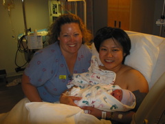 with nurse Ginny