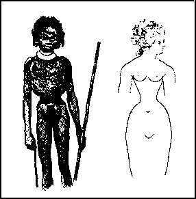 corseted shaped women