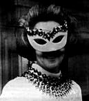 Katherine Graham with mask