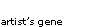 artist's gene