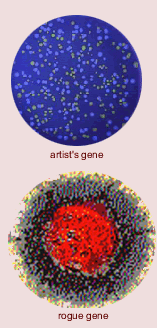 artist's gene, rogue gene