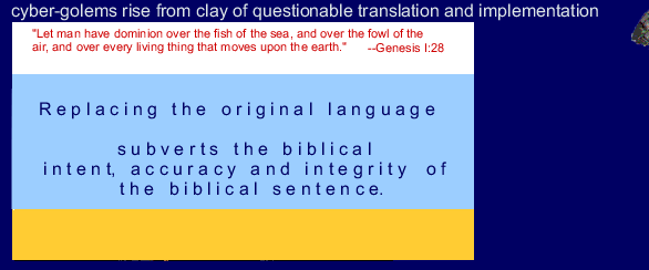 cyber-golems arise from clay of questionable translation and implementation