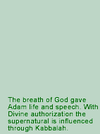 The breath of God...