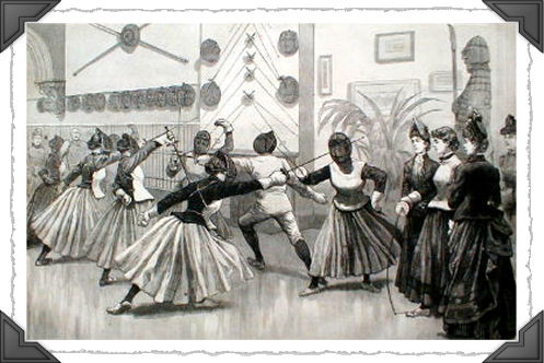 1880 Women's Fencing Class