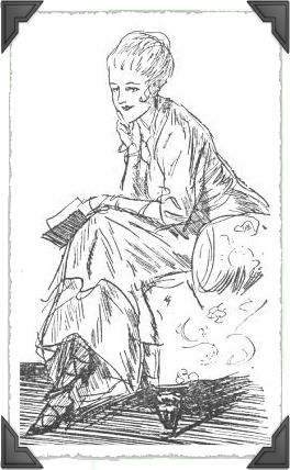 Sketch of Woman with Book